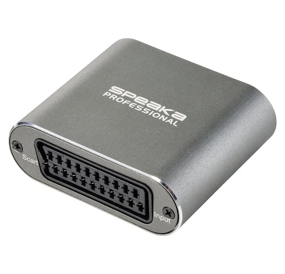 SpeaKa Professional SpeaKa Professional TV, Monitor Konverter SP-SHC-200 [SCART - HDMI] 19 Audio-Adapter