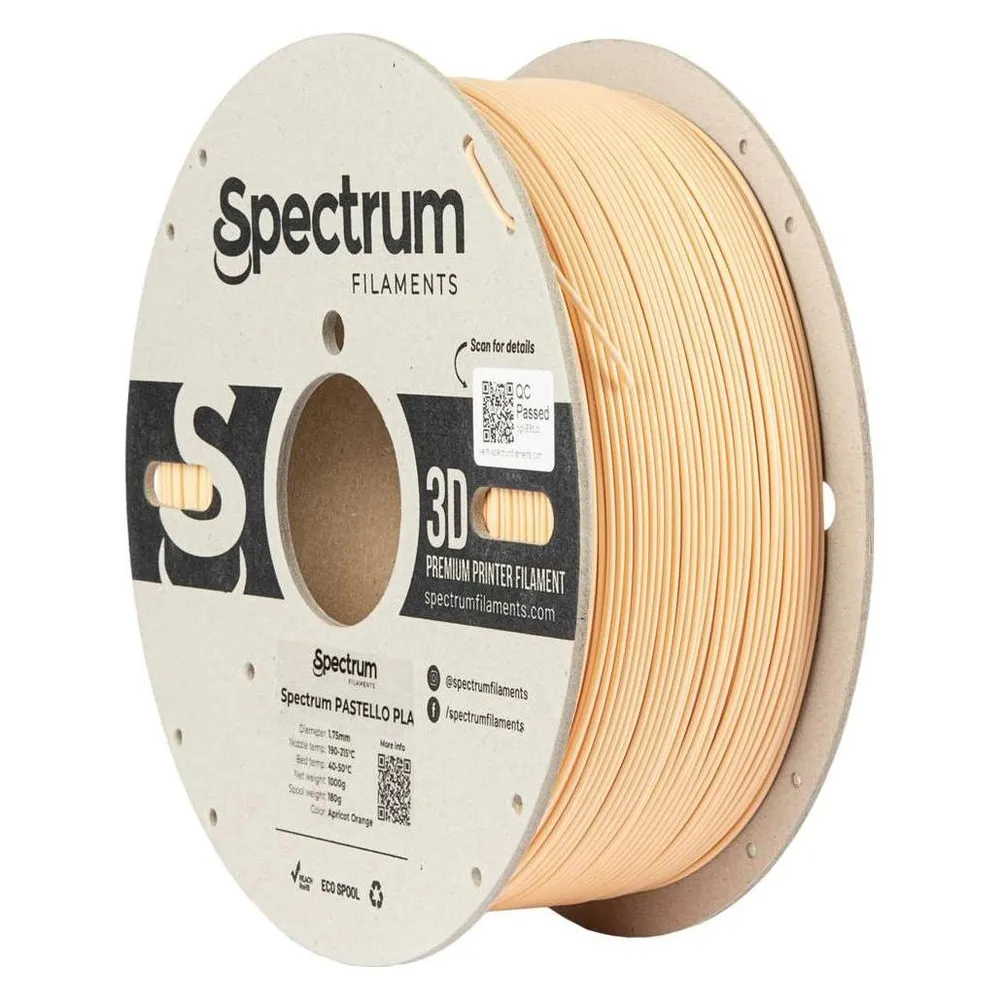 Spectrum Filament PLA Pastello apricot orange 1.0kg 1.75mm