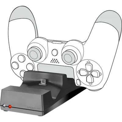 Ladegeraet Speed Link JAZZ USB Schwarz fuer DUALSHOCK 4