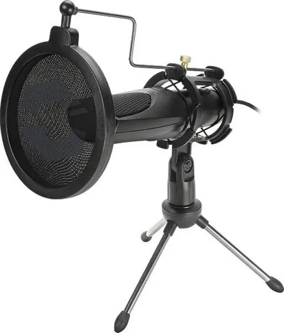 AUDIS Streaming Mikrofon, schwarz