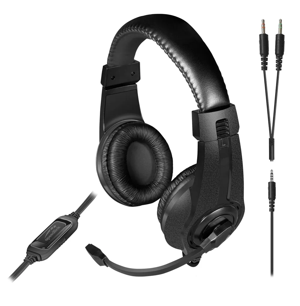 LEGATOS Stereo Gaming Headset schwarz