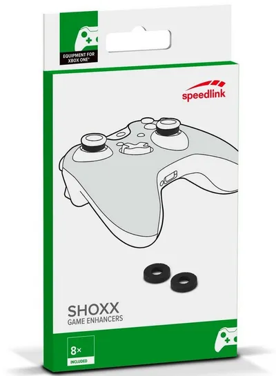 Speedlink 8x SHOXX Game Enhancer Stoß-Dämpfer Thumb-Stick Ringe Controller (8 St., für Xbox One Controller, Ziel-Hilfe, Ergonomisch)