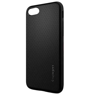 Funda para móvil Spigen Liquid Armor TPU Schwarz Robust für iPhone 7 4,7"