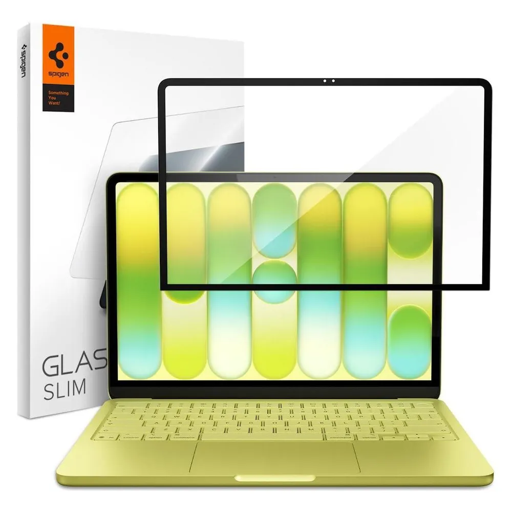 Spigen - Glas.tR Slim (AGL11669) - MacBook Neo 13" - Black
