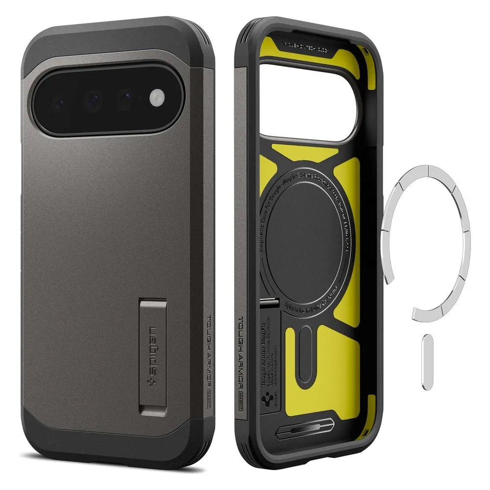 Spigen - Tough Armor MagFit (ACS11855) – Google Pixel 11 – Gunmetal