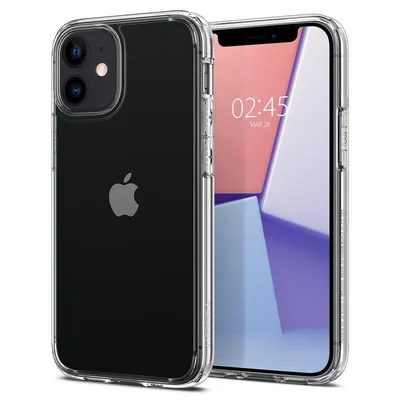 Funda para móvil Spigen Ultra Hybrid Cover Polycarbonat transparent für iPhone 12 12 Pro