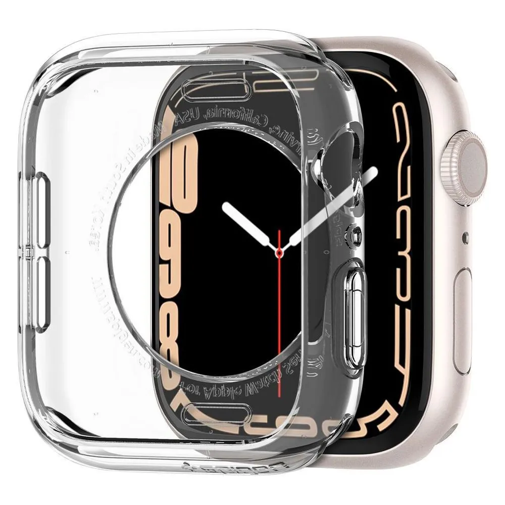 Spigen Liquid Crystal case for Apple Watch 4 / 5 / 6 / 7 / SE (44 / 45 mm) crystal clear