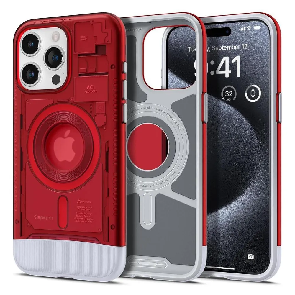 Spigen Classic C1 MagFit (Apple iPhone 15 Pro)