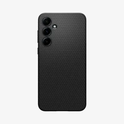 Funda para móvil Spigen ACS07526 Cover TPU Schwarz Stoßfest für Samsung Galaxy A55 5G