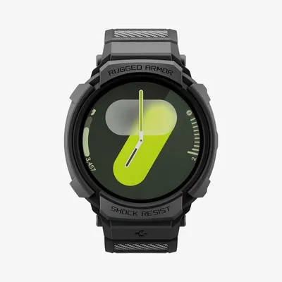 Spigen Rugged Armor Pro Hülle für Samsung Watch 8 (40mm) Schwarz