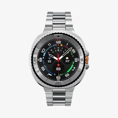Schutzgehäuse Spigen Bezel Tune Pro für Samsung Galaxy Watch 8 Classic 46mm Silber