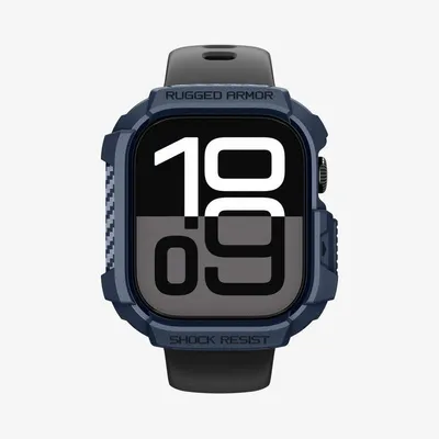 Hülle Spigen Rugged Armor 2 Apple Watch 10/11 (42mm) Blau TPU