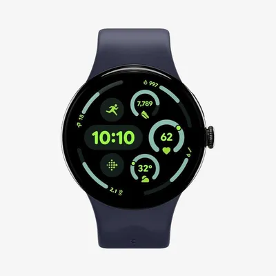 Armband Spigen Nano Pop Google Pixel Watch 4 45mm Silikon Blau Gelb
