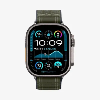 Armband Spigen WBF0 für Apple Watch Nylon Grün