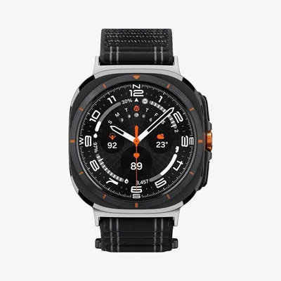 Armband Spigen WBF0 für Samsung Galaxy Watch Ultra Schwarz Stoff