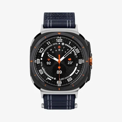 Armband Spigen WBF0 für Samsung Galaxy Watch Ultra Stoff Marine