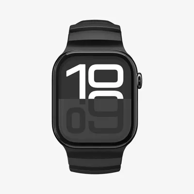 Armband Spigen WBS2 für Apple Watch 10/11 (46mm) Schwarz Silikon