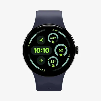 Armband Spigen Nano Pop Google Pixel Watch 4 41mm Silikon Blau Gelb