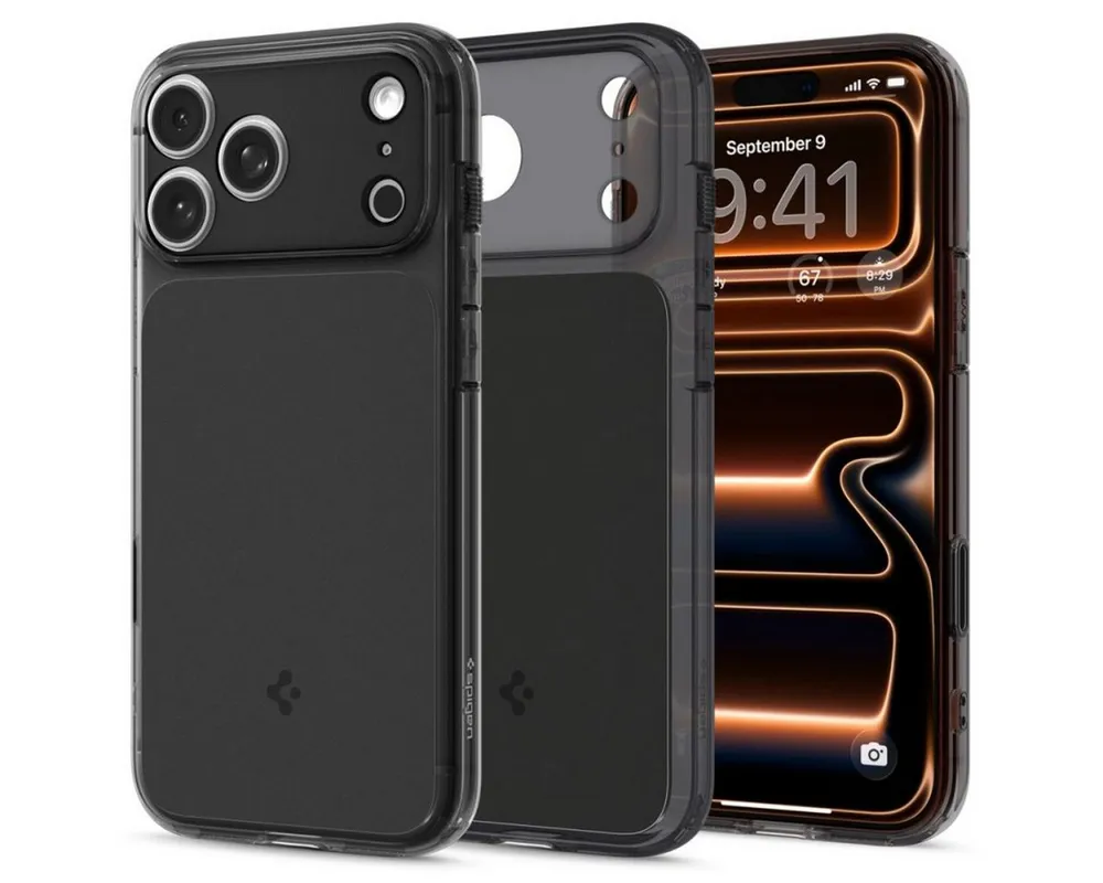 Spigen Handyhülle Ultra Hybrid T mit Magnetfunktion Kompatibel mit iPhone 17 Pro Max 6,9, Hybridhülle mit integrierter Magnetfunktion und stoßdämpfendem Rahmen