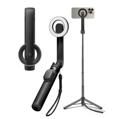 Spigen MagSafe Selfie-Stick Stativ Schwarzes Selfie-Stick