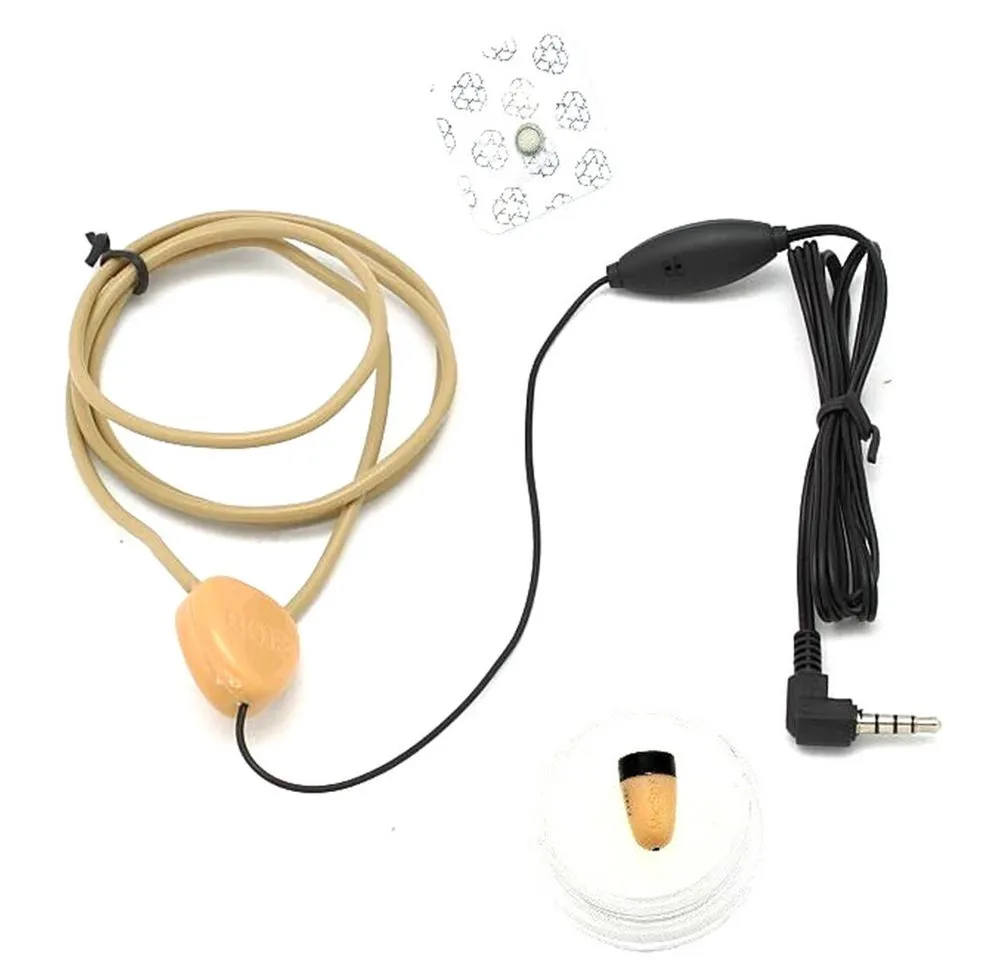 SpionProfi 3,5mm Klinke Mini Kopfhörer Hörer Prüfung Telefon Spionage Musik Hören Headset (Mini Spy Headset Set Hörer Kopfhörer Spionage Prüfung Schule Test)
