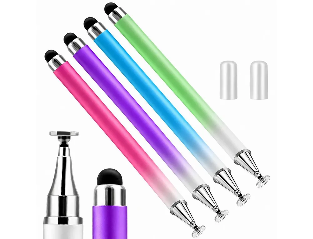 SpionProfi Eingabestift 4x Eingabestift Touchstift Handy Tablet Smartphone Universal TouchPen (1-St) 4x Universal Eingabestift für präzises Tippen auf Touchscreen-Geräten
