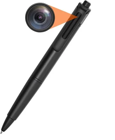 SpionProfi Überwachungskamera 64GB 4k Kugelschreiber Kamera Stift Spion Video Ton Bild Aufnahme (1-tlg., Versteckte 4K Kamera Spycam in Kugelschreiber Spion)