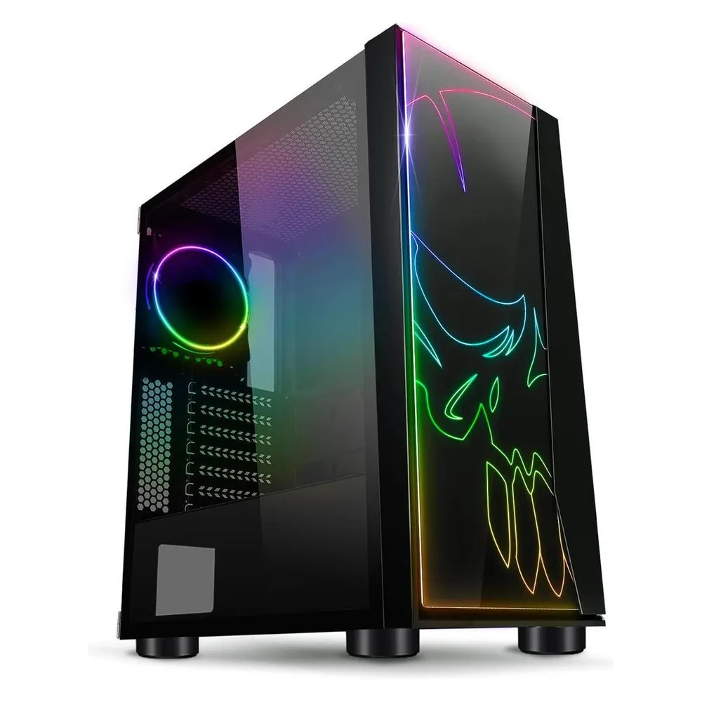 Gehäuse Spirit of Gamer Ghost One Micro ATX Gehärtetes Glas RGB