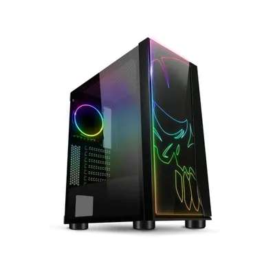 Gehäuse Spirit of Gamer Ghost One Micro ATX Gehärtetes Glas RGB