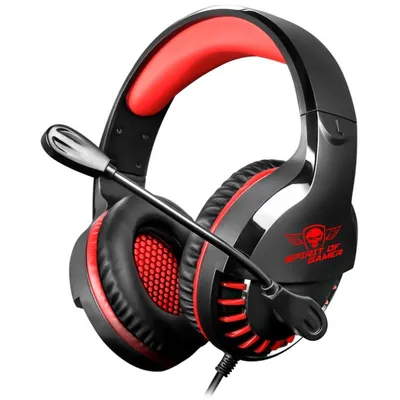 Spirit of Gamer Pro-H3 Multiplattform-Gaming-Kopfhörer Rot