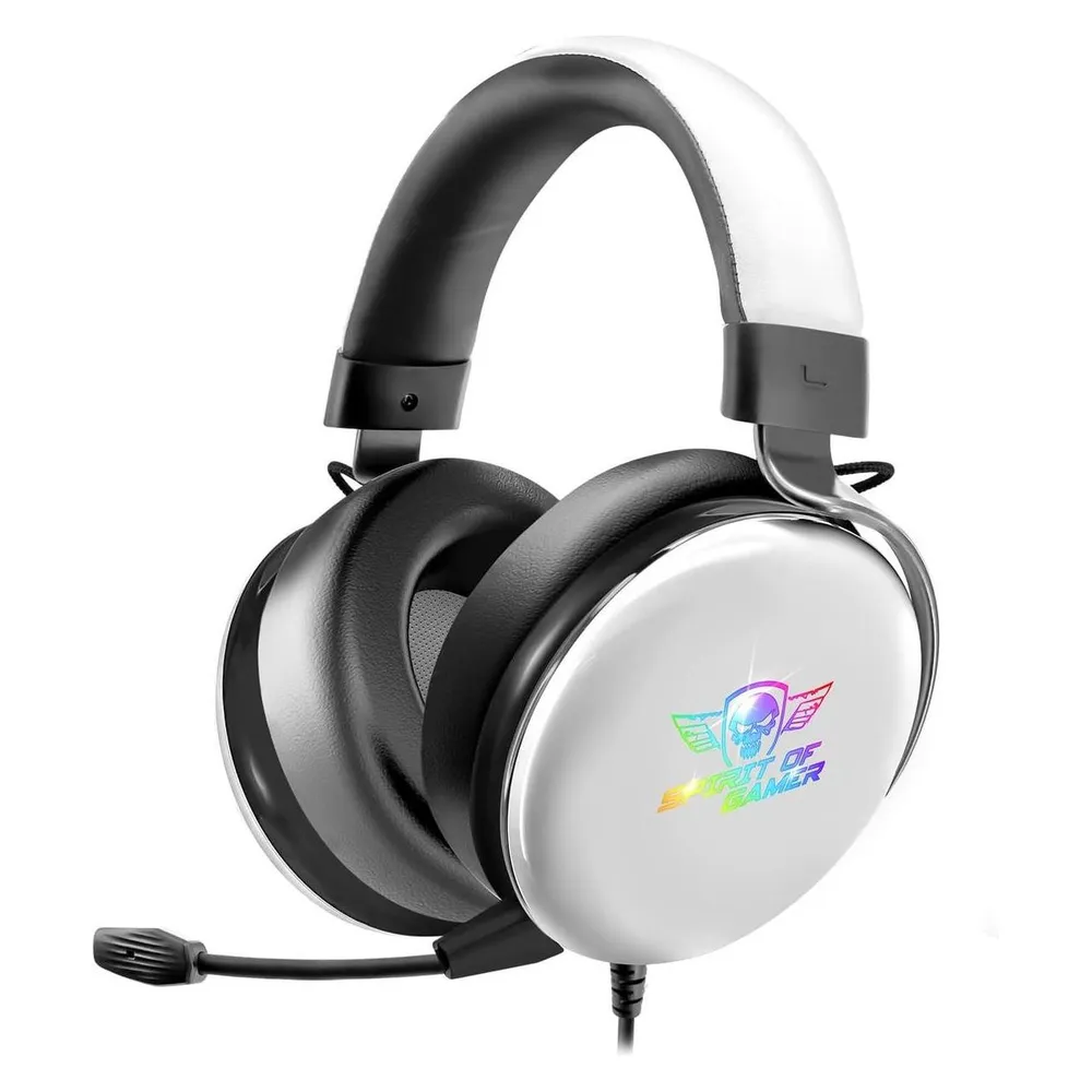 Kopfhörer Spirit Of Gamer XPERT H700 kabelgebunden USB und Klinke 7.1 Gaming mit Geräuschunterdrückung Weiß