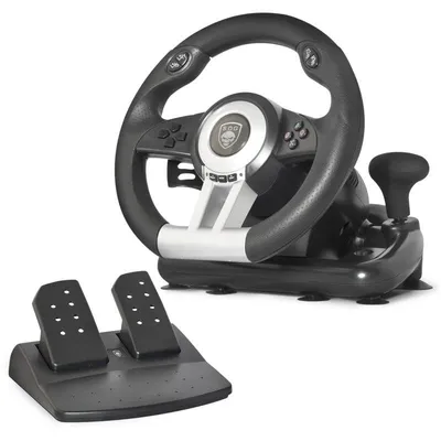 Lenkrad Spirit of Gamer SOG-RWP1 mit Pedalen und Schaltwippen