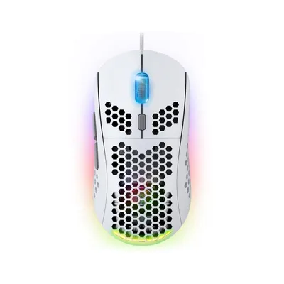 Ratón Spirit of Gamer PRO-M4 ARTIC USB 12800 DPI Blanco Iluminación 6 Botones