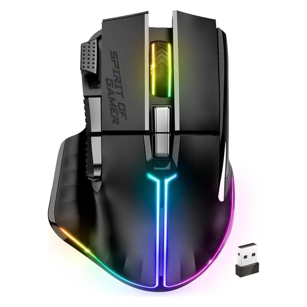 Gaming Maus Spirit of Gamer PRO M5 DARK WIRELESS 8000 DPI Schwarz Gaming Maus Spirit of Gamer PRO M5 DARK WIRELESS 8000 DPI Schwarz