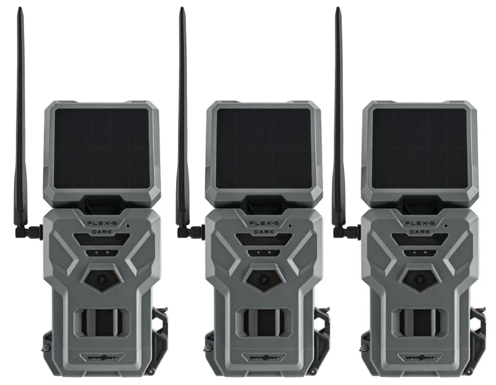 SPYPOINT FLEX-S-DARK Wildkamera 3er Pack