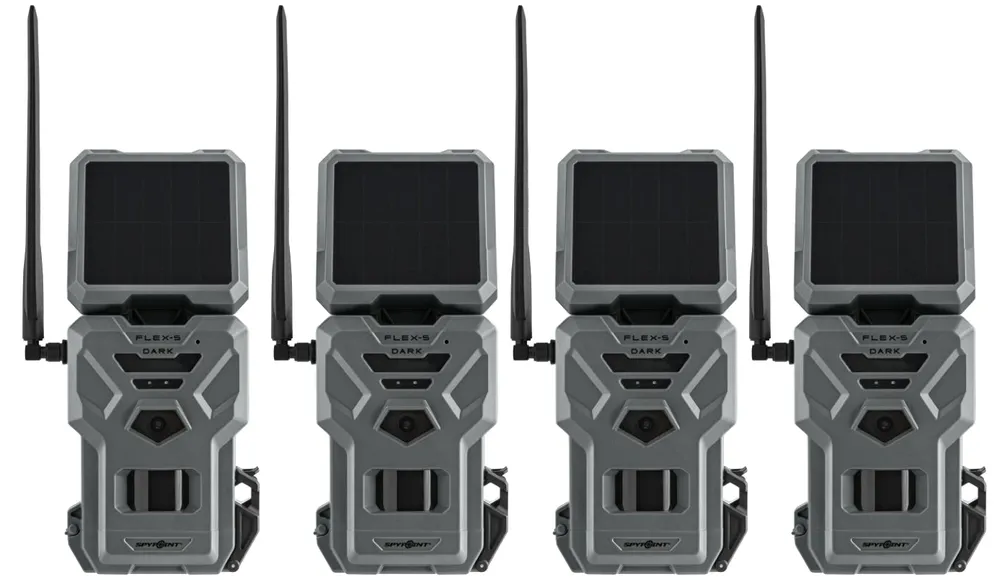 SPYPOINT FLEX-S-DARK Wildkamera 4er Pack