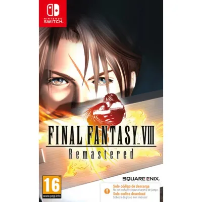 Final Fantasy VIII Remastered Code in a Box Nintendo Switch