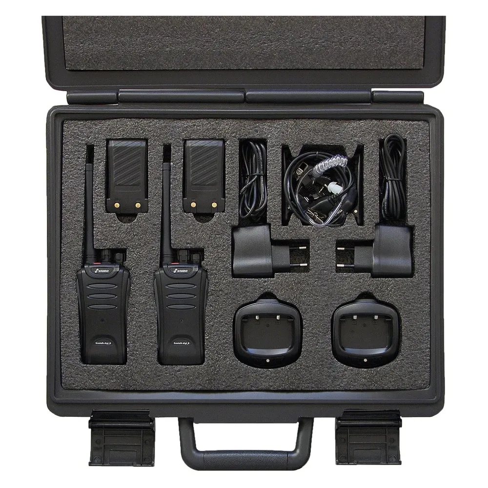 Stabo Funkkoffer freetalk Digi 8 DMR/PMR PMR 446-Handsprechfunkgeräte