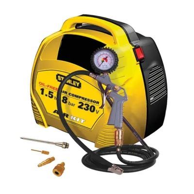 Stanley OL 195 Ölfreier Kompressor 8 bar 1,1 kW 180 L/min