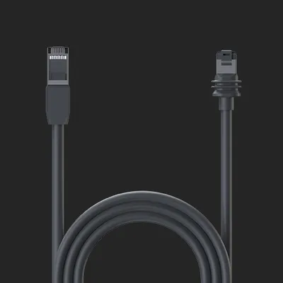Mini 15m Ethernet Kabel, Grau