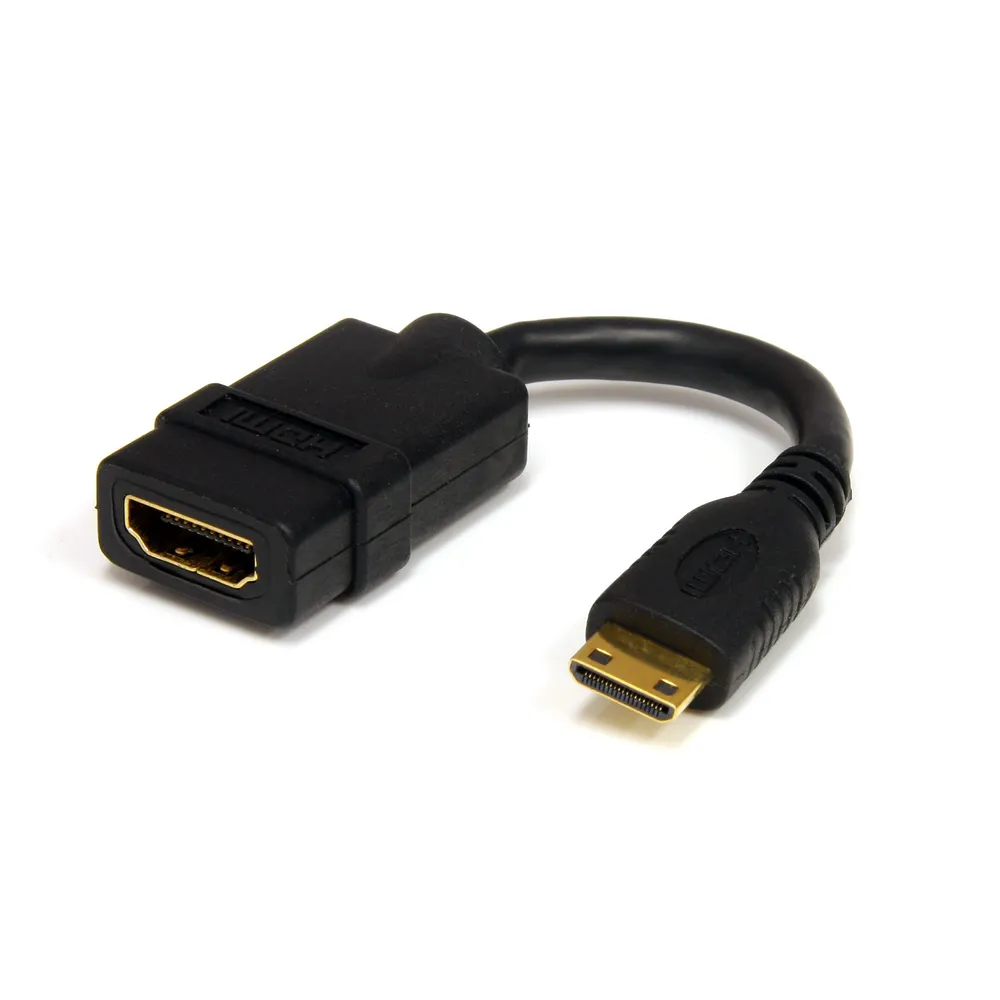 HDMI-Adapter StarTech 12,5cm Mini HDMI zu HDMI 4K Schwarz