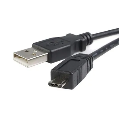 Kabel USB Startech UUSBHAUB1M 1m USB A an Micro USB B Schwarz 480 Mbit/s