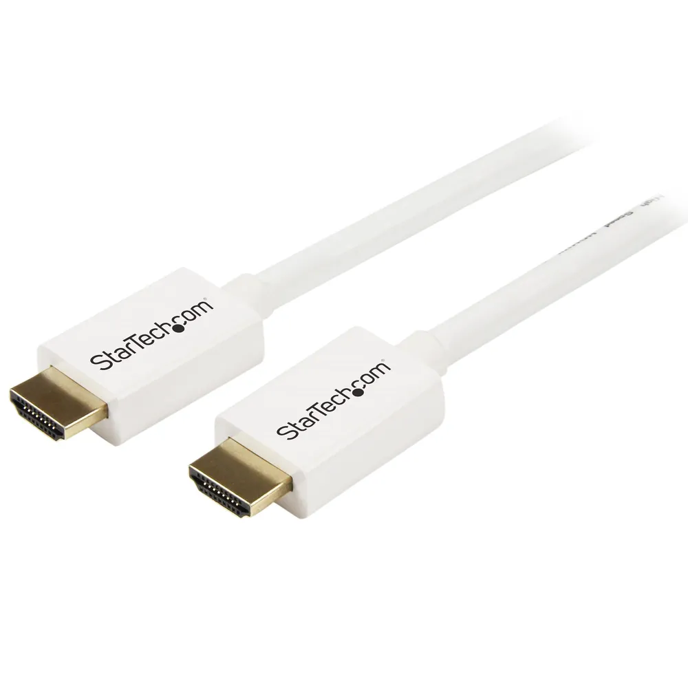 HDMI-Kabel StarTech HD3MM5MW 5m Weiß CL3 Ultra HD 4K Männlich-Männlich Ethernet