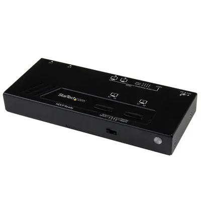 HDMI Matrix Switch StarTech.com VS222HDQ 2x2 1080p automatischer und prioritärer Wechsel Fernbedienung