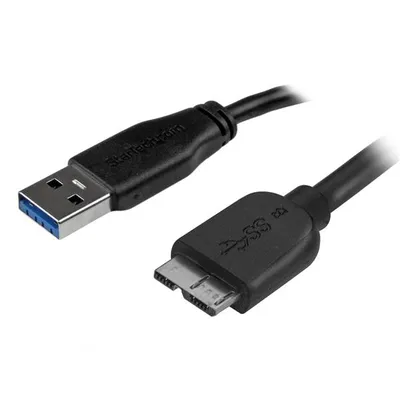 Kabel USB-C auf Mini USB-B StarTech 2m Männlich-Männlich USB 2.0 Schwarz Flexibel