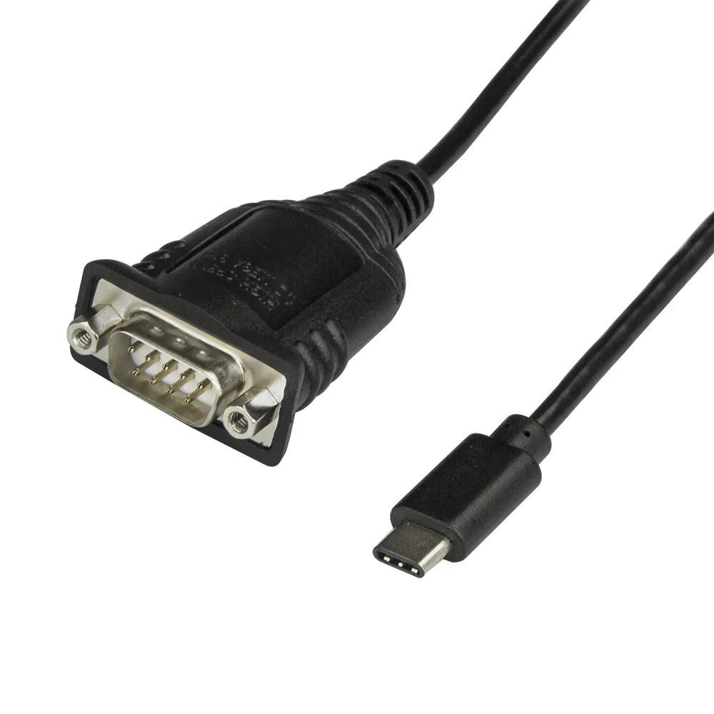 USB-C zu Serie Adapter StarTech.com 40 cm RS232 DB9 Schwarz