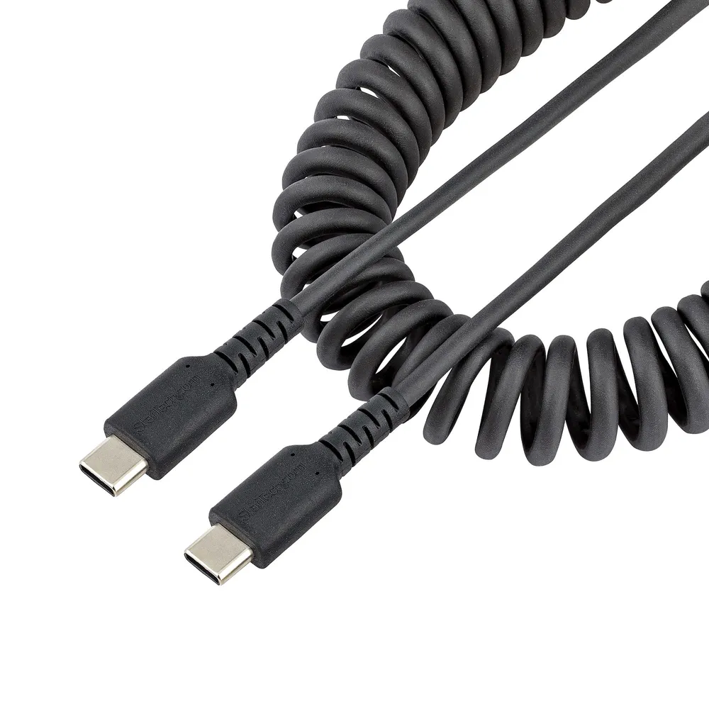 Kabel USB-C zu USB-C StarTech R2CCC-50C 50cm Schnellladung Aramid Schwarz