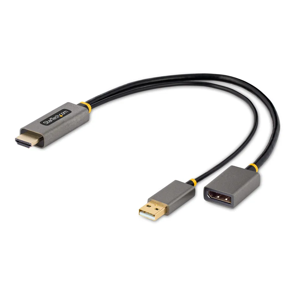 Adapter StarTech.com HDMI auf DisplayPort 4K 60Hz HDR HDCP 2.2 Grau 0