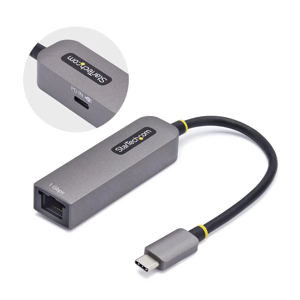 Netzwerkadapter USB-C zu Ethernet StarTech 1GbE PD 100W