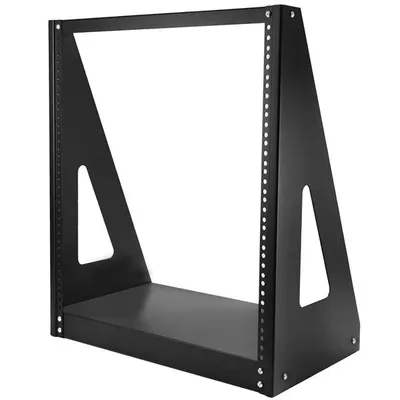 StarTech.com 2POSTRACK12 Rack 12U Freistehendes Gestell Schwarz